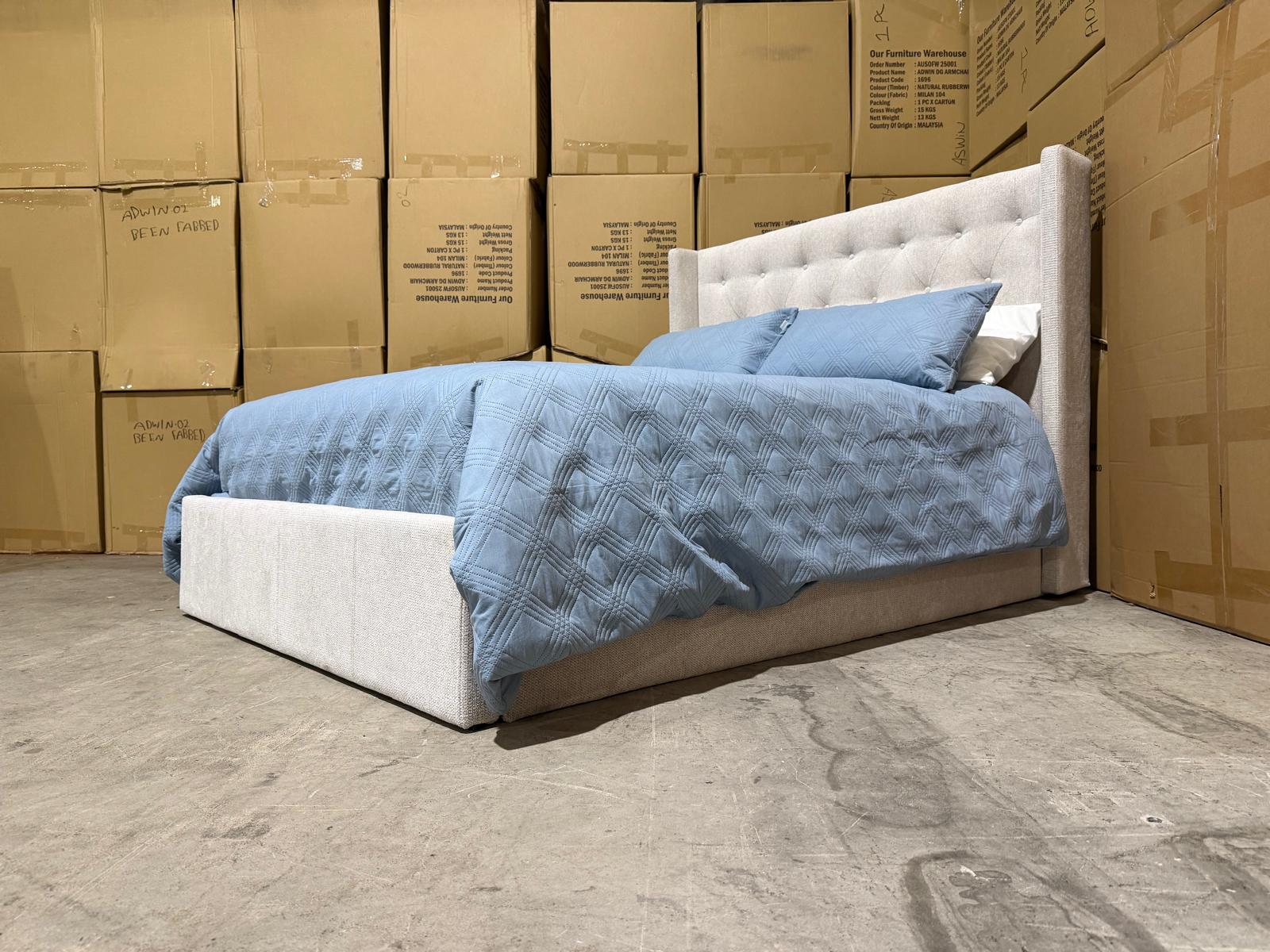 Memphis Double Bed in share 111 natural
