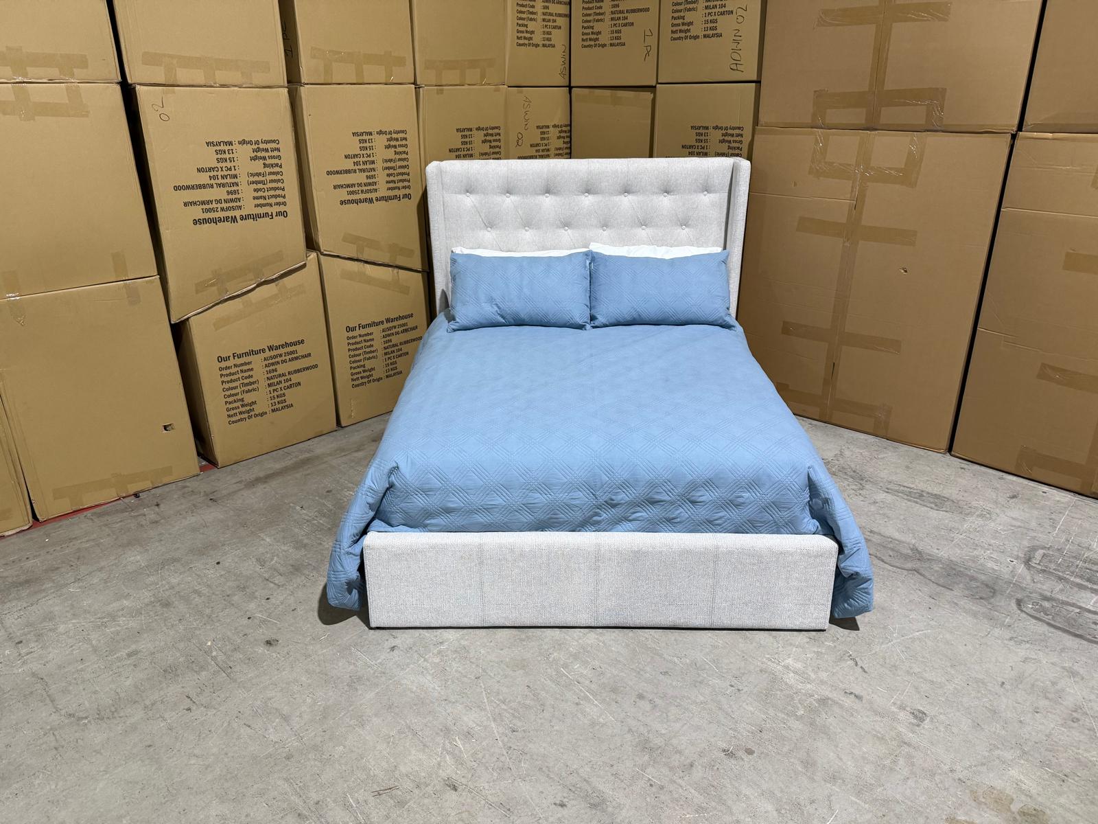 Memphis Double Bed in share 111 natural