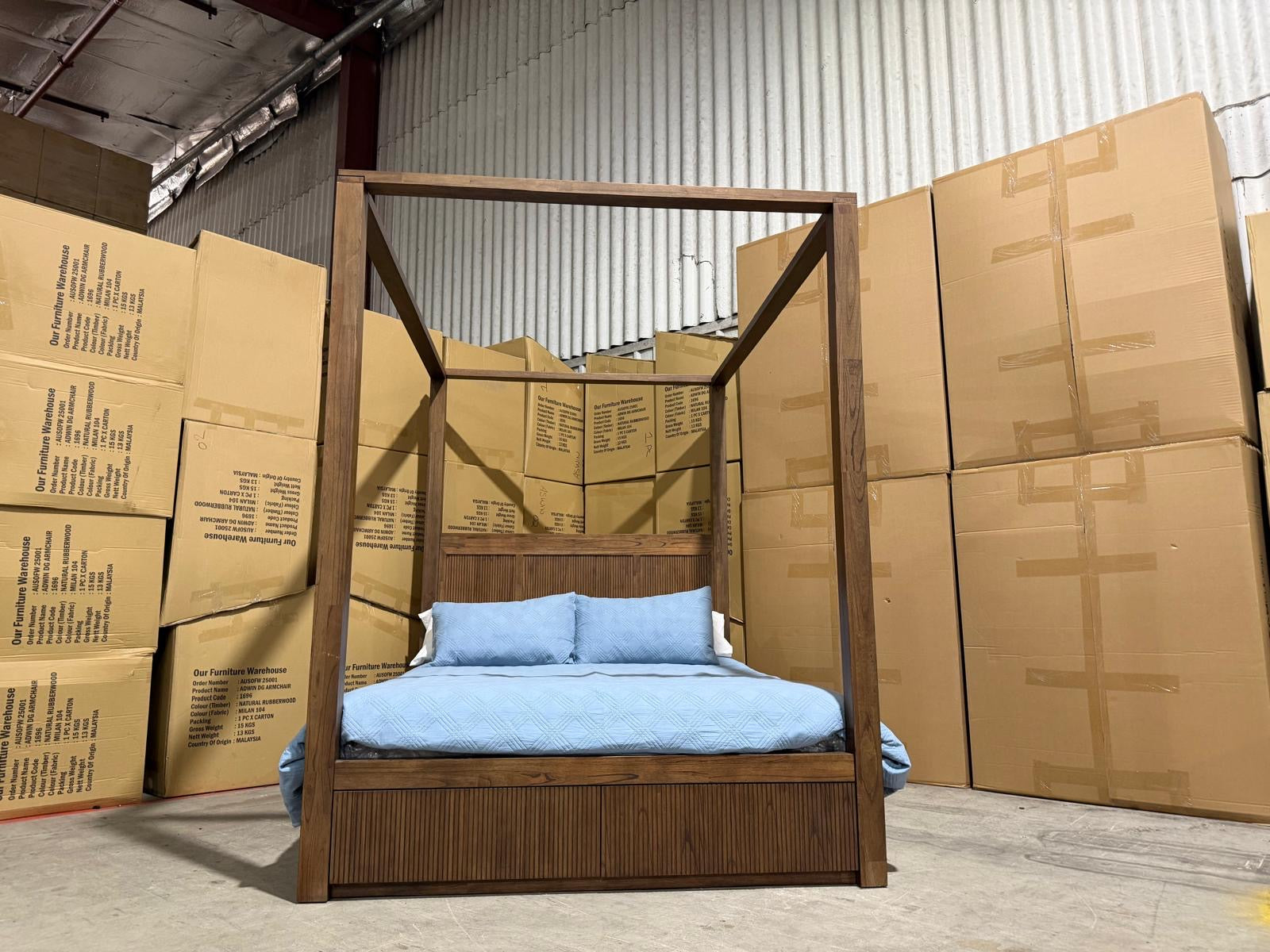Flinders Bedroom Range Queen 4 PCE Dresser Package