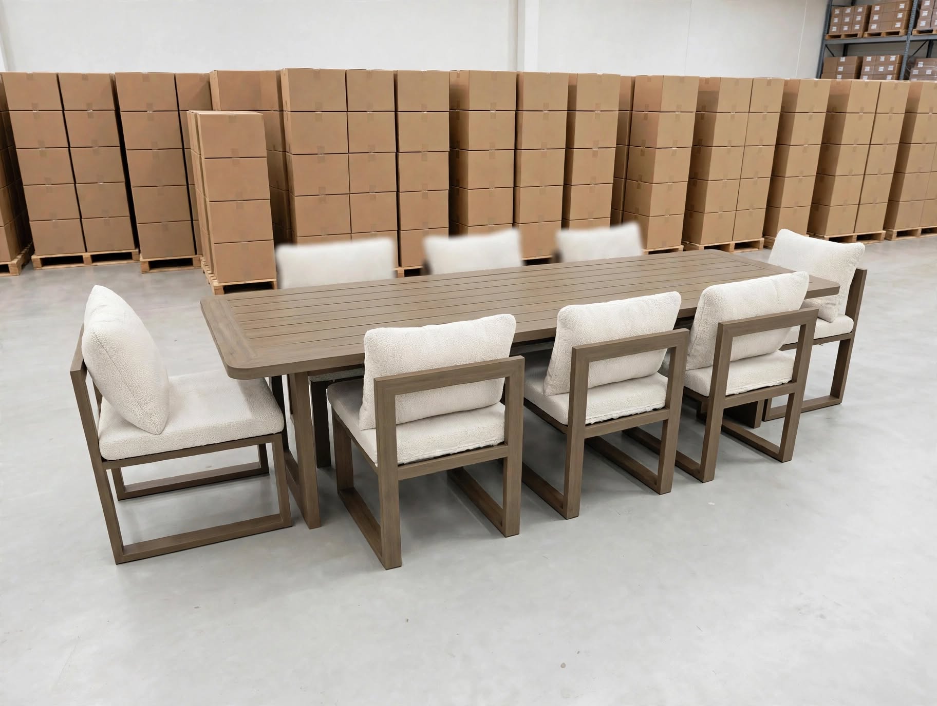 Trinidad 9 Pce Outdoor Setting Table & 8 Chairs