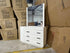 Atlanta dressing table inc mirros in grey wash finish