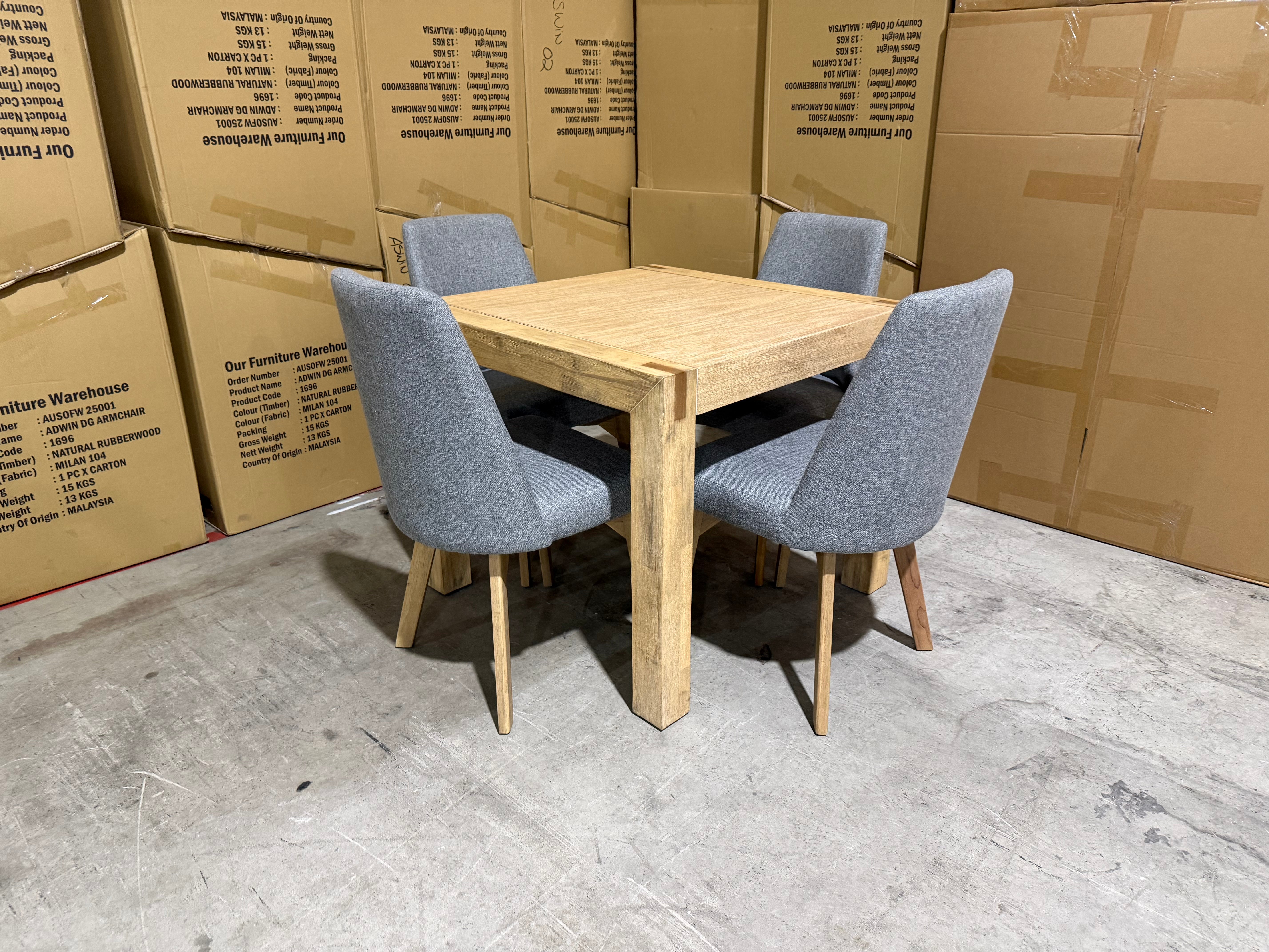 Crystalbrook 5 Piece Dining Suite
