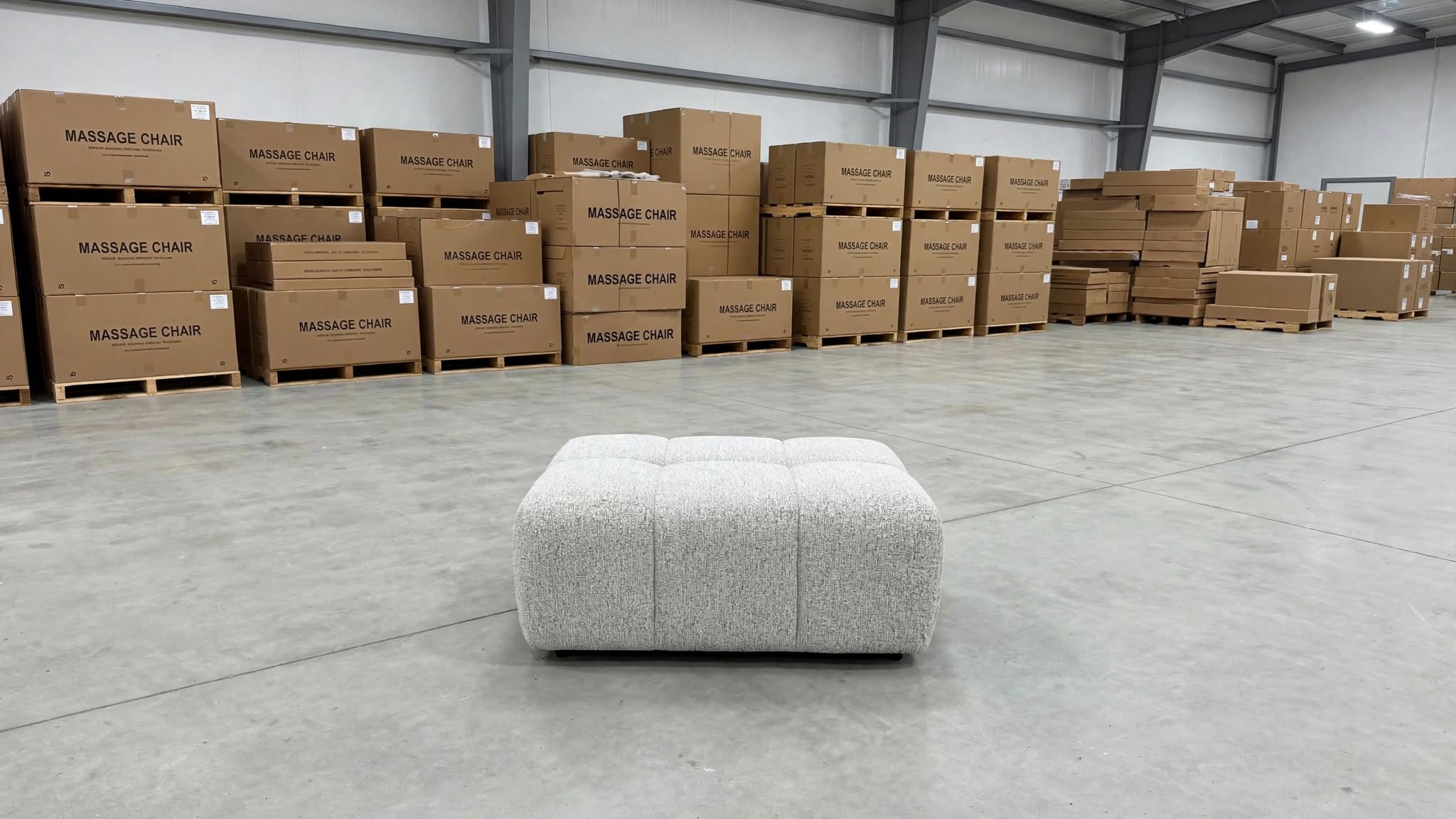 Bobbi 3+2+ Ottoman In Grey