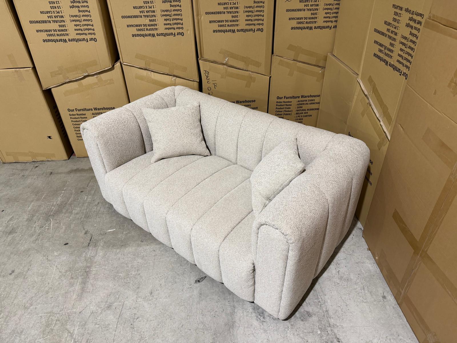 Estella 2 Seater Sofa With Scatter Cushions
