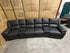 Bradford Home theatre lounge inc 4 electric recliners in nic 98 black 25106