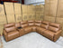 Rogers 6pce Modular Lounge Dual Motor Electric Recliners (Tan)