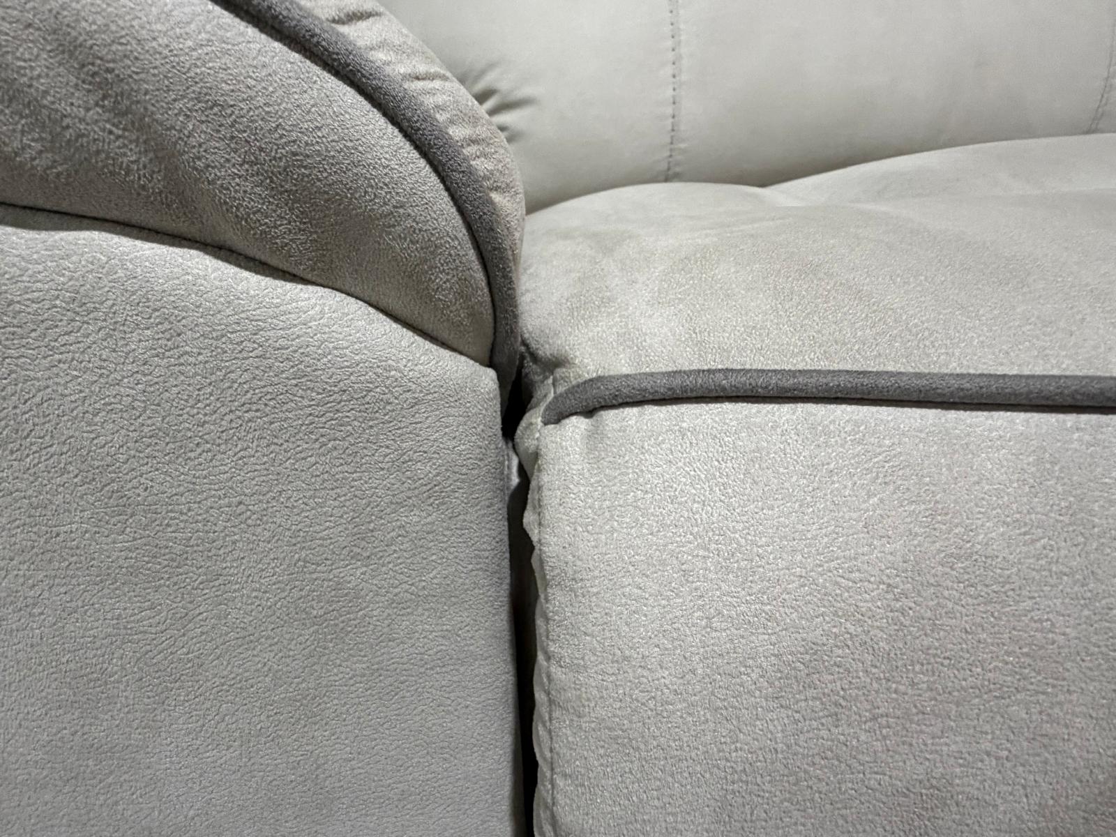 Damon 6pce modular lounge Light Grey Fabric