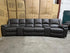 Bradford Home theatre lounge inc 4 electric recliners in nic 98 black 25106