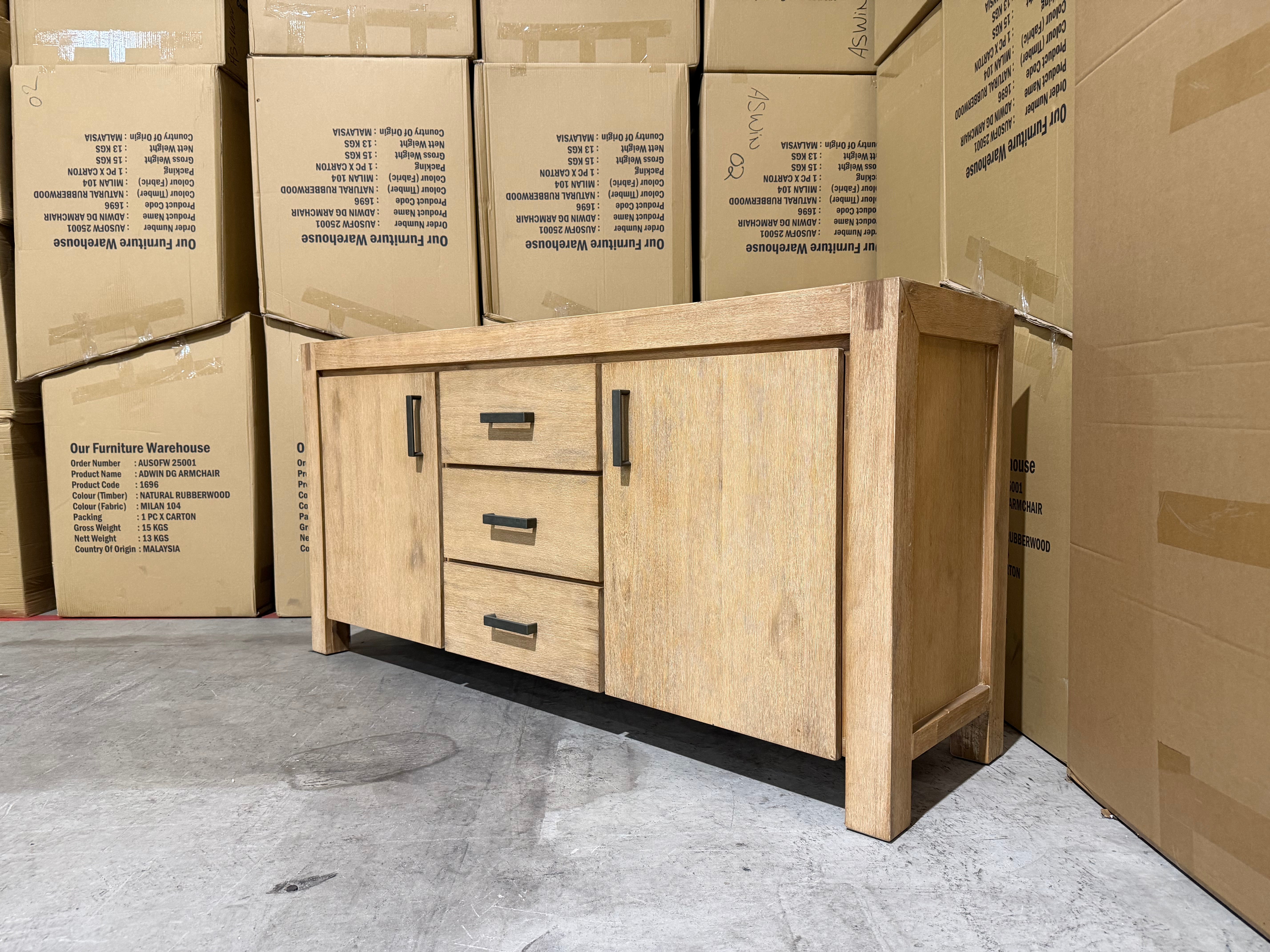 Crystal brook 1620 buffet in acacia timber