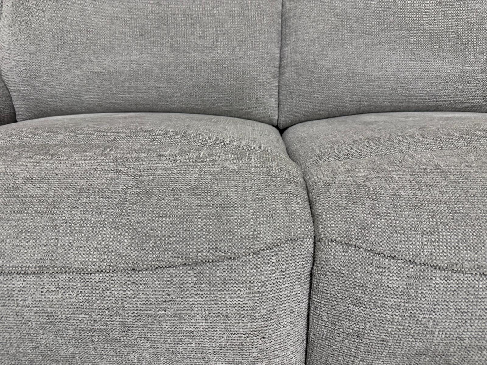 Pilot 3 seater with ELECTRIC recliners Light Grey