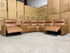 Rogers 6pce Modular Lounge Dual Motor Electric Recliners (Tan)