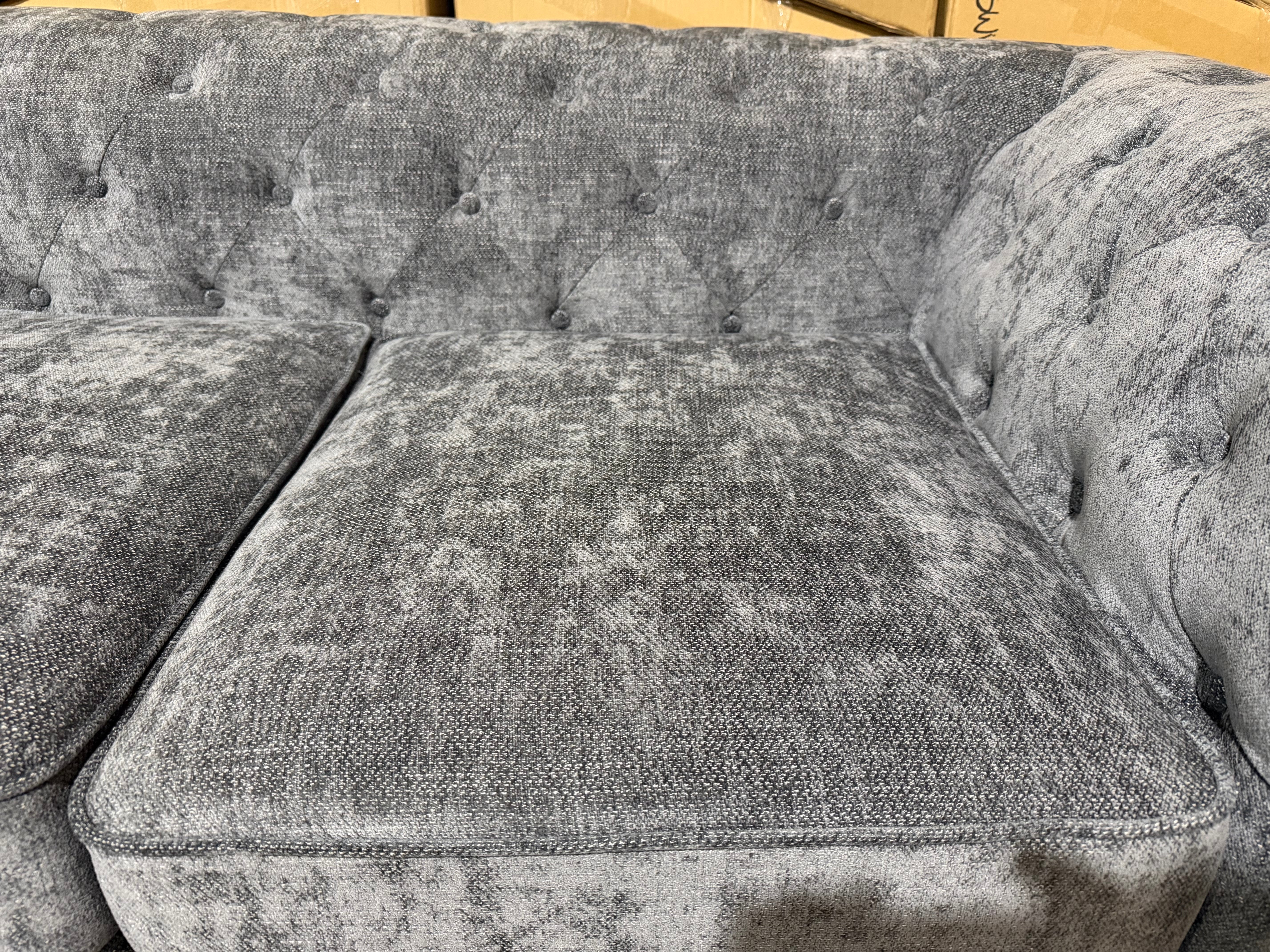 Jester 3 seater sofa Licorice