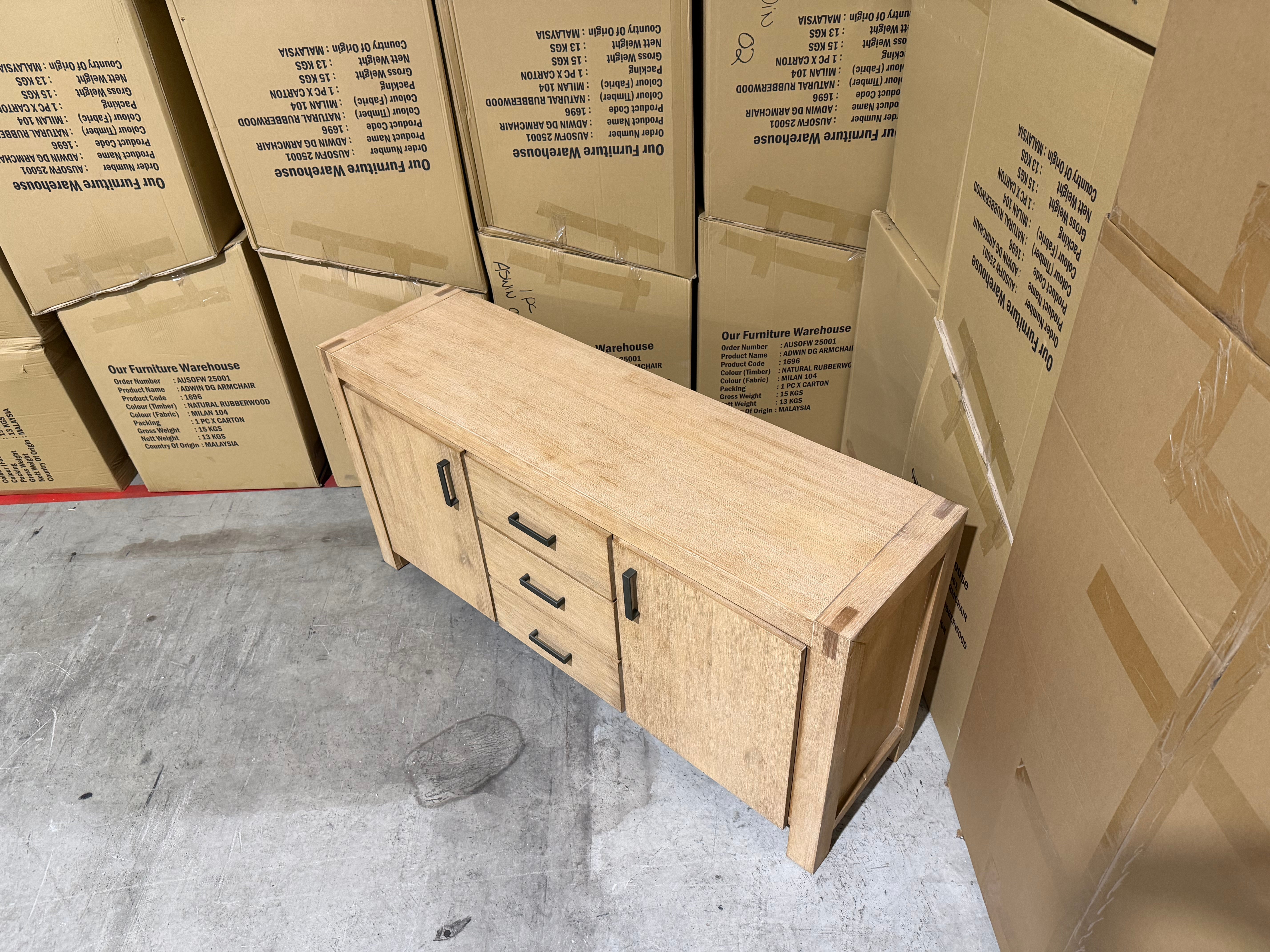 Crystal brook 1620 buffet in acacia timber