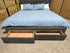 Washington Bed Range (Dark Grey) 2 Sizes Queen & King
