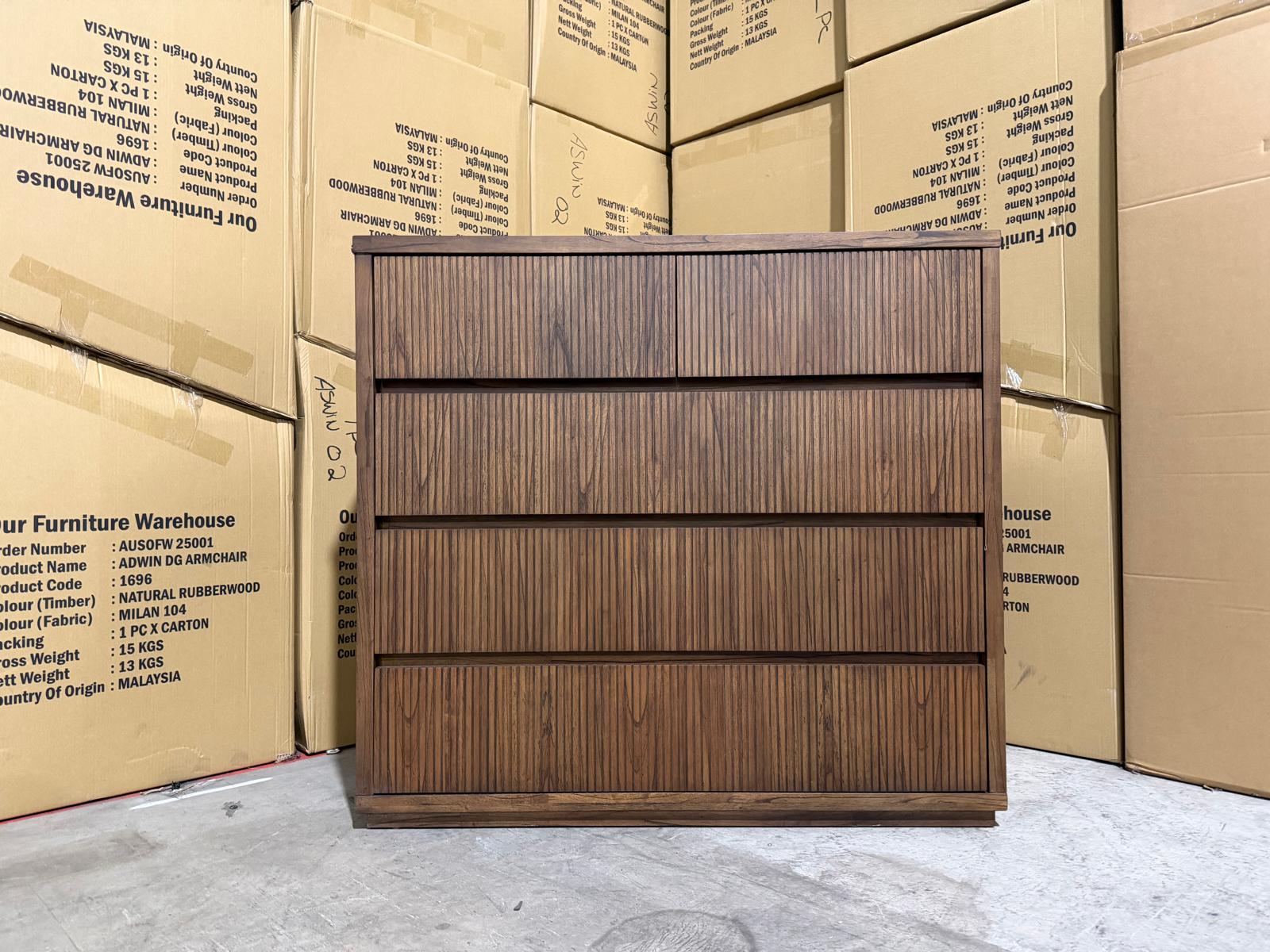 Flinders Tallboy in pecan finish