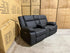 Kenso 2 Seater With Dual Recliners In Soft Rhino Black