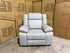 Kenso Single Recliner With Dual Motion In Soft Rhino Light Grey
