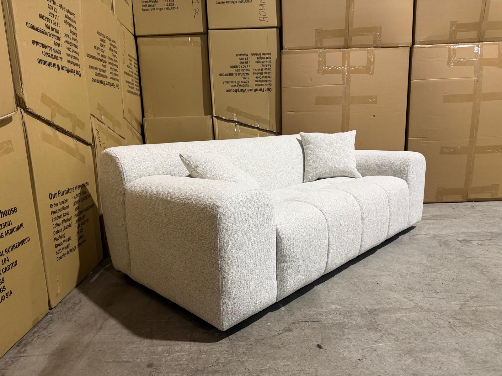 Bobbi 2 seater sofa Lounge In Natural