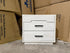 Atlanta bed side chest in grey wash finish
