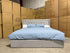 Memphis Super King Bed In Light Grey