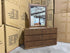 Flinders dressing table inc mirros in Pecan finish