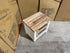 Springbrook Bed side chest with 2 draws driftwood/ white finish acacia timber