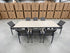 Imperial 9 Pce outdoor Setting 1 X Extension Dining Table + 8 Chairs In Charcoal