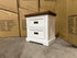 Hamptons bedside chest two tone finish