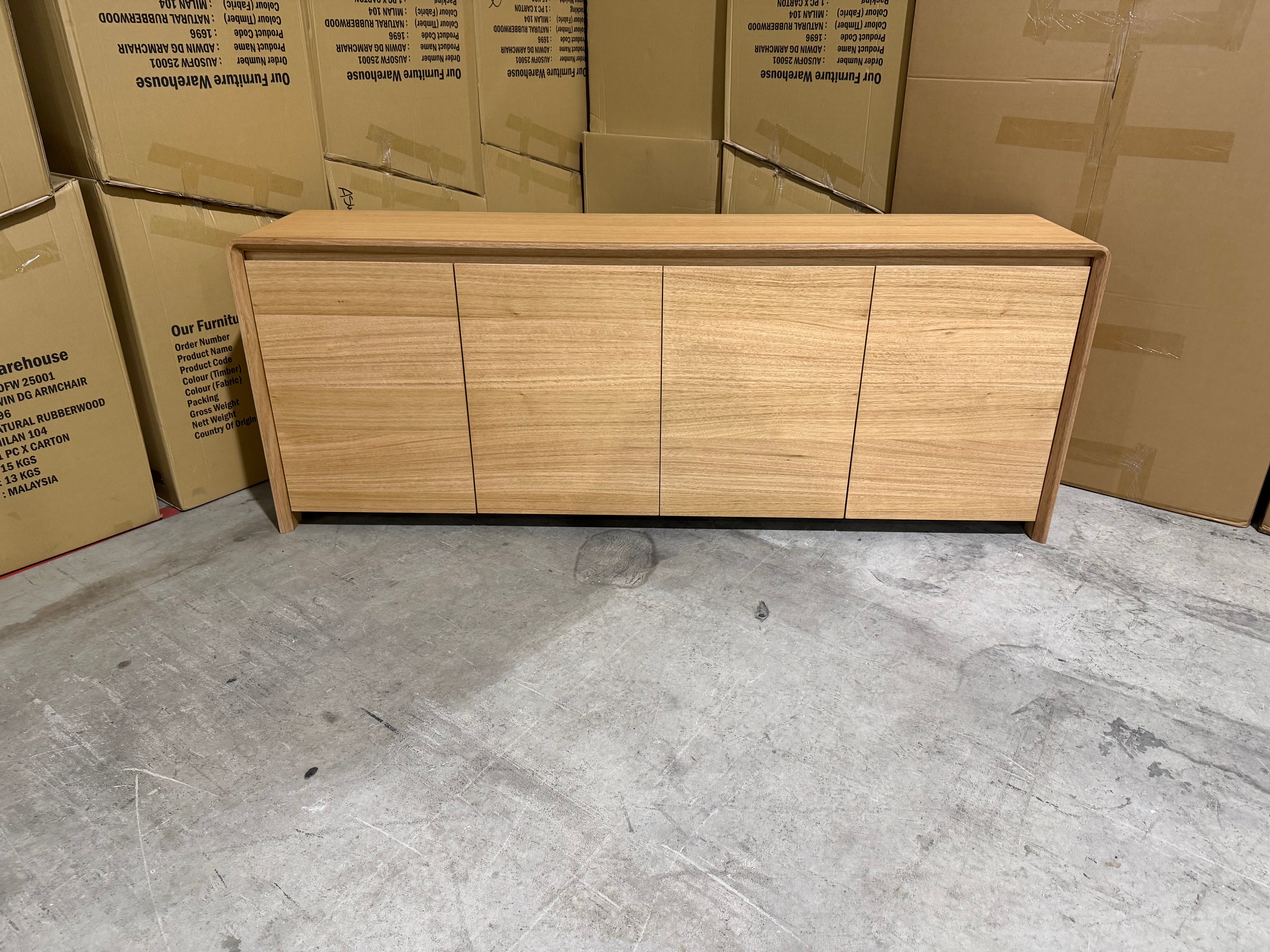 Mitcham Buffet in natural Tassie Oak Dining Range