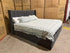 Portland super king upholstered bed in Sunlight Storm