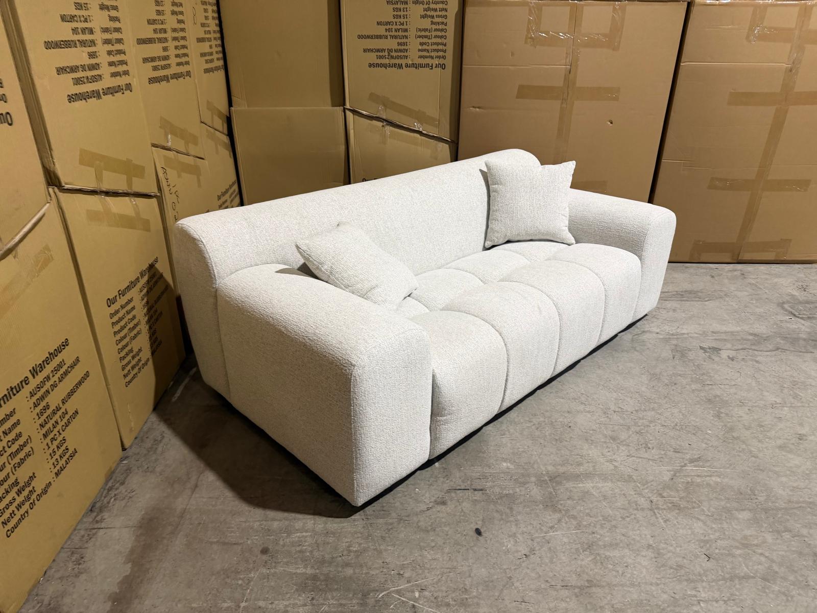 Bobbi 2 seater sofa Lounge In Natural