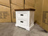 Hamptons bedside chest two tone finish