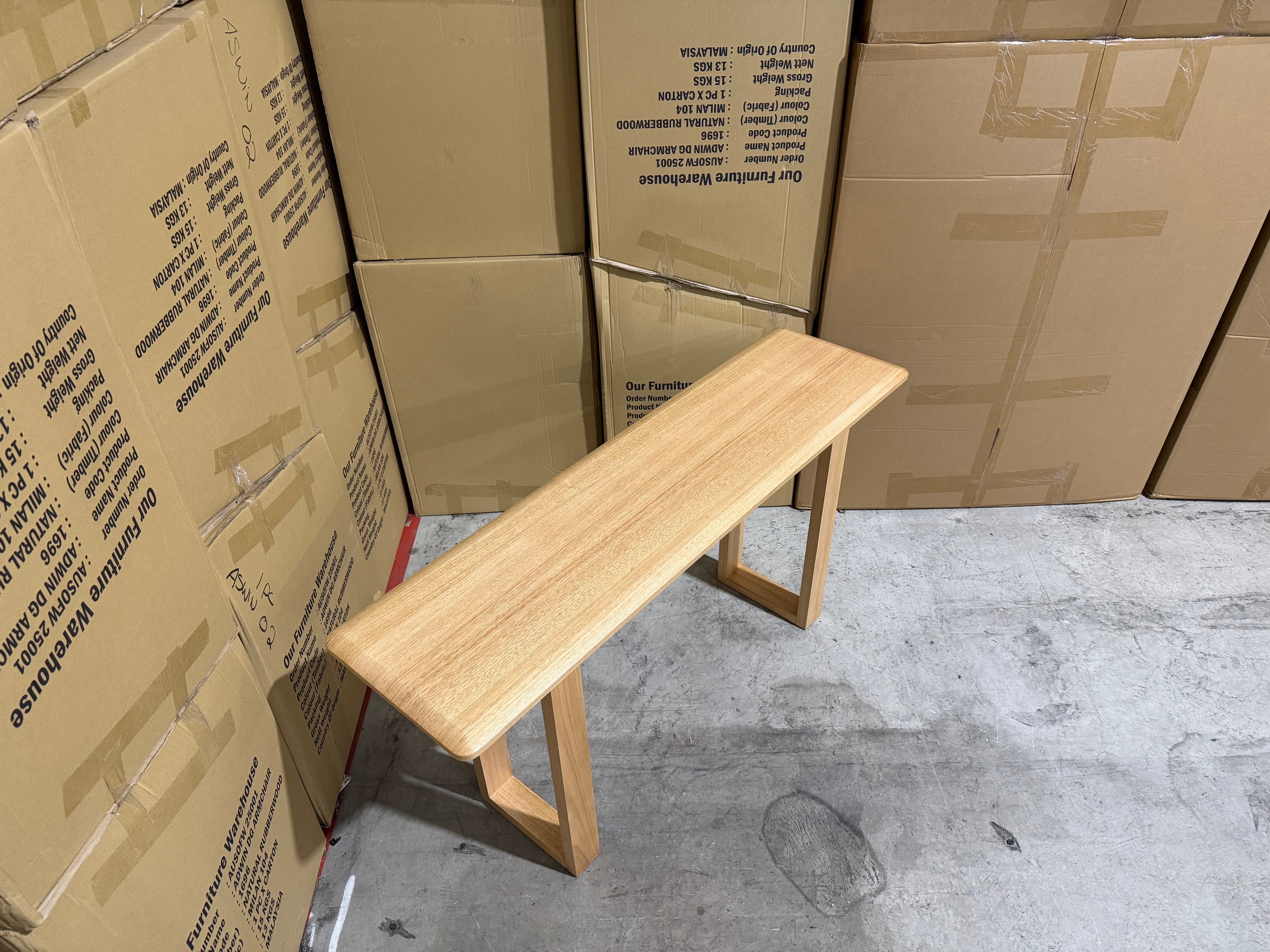 Mitcham Hall table in Natural Tassie Oak Dining Range