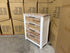 Springbrook Tallboy with 4 draws driftwood/ white finish acacia timber