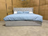 Memphis Super King Bed In Light Grey