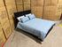 Portugal king size bed black finish