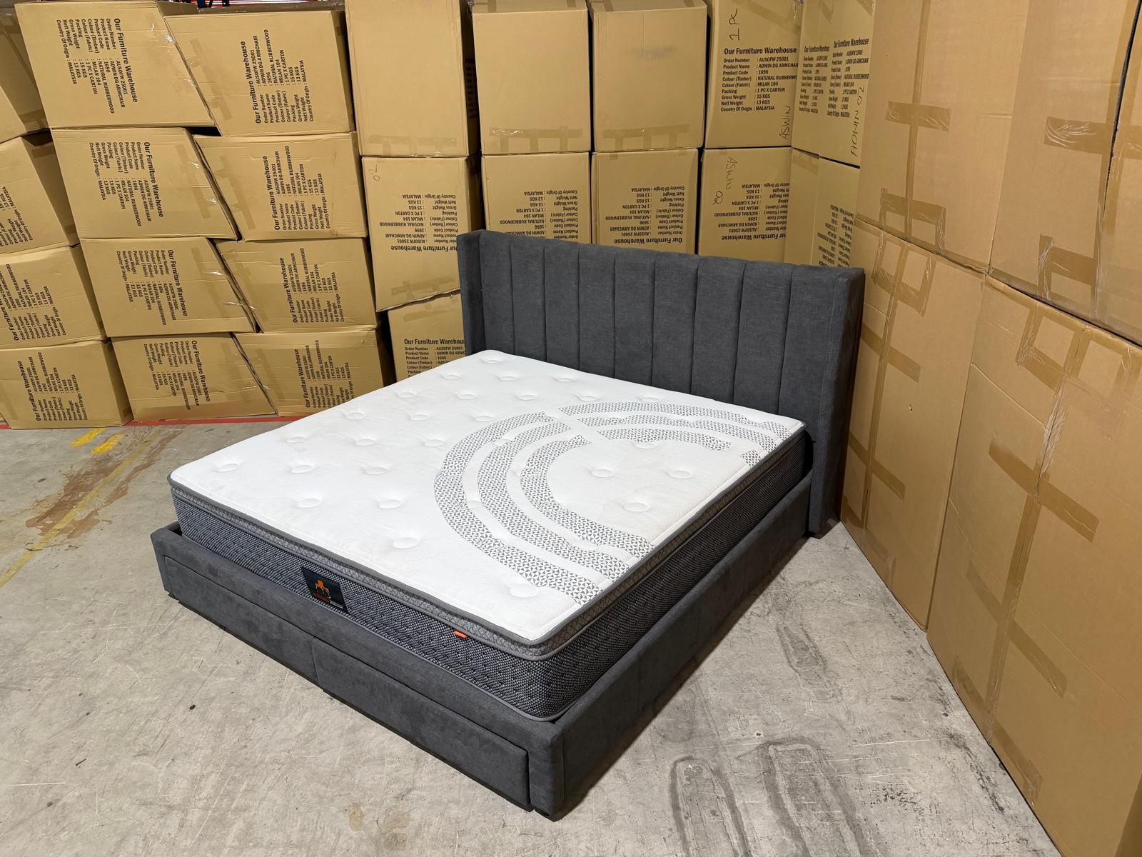 Portand Super King Bed & Mattress Package