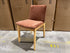 Alexa Dining Chair Rust Upholstery