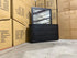 Athena ripple dressing table inc mirror in shadow black finish