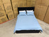 Portugal king size bed black finish