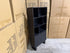 Eclipse Bookcase Matt black finish oak timber