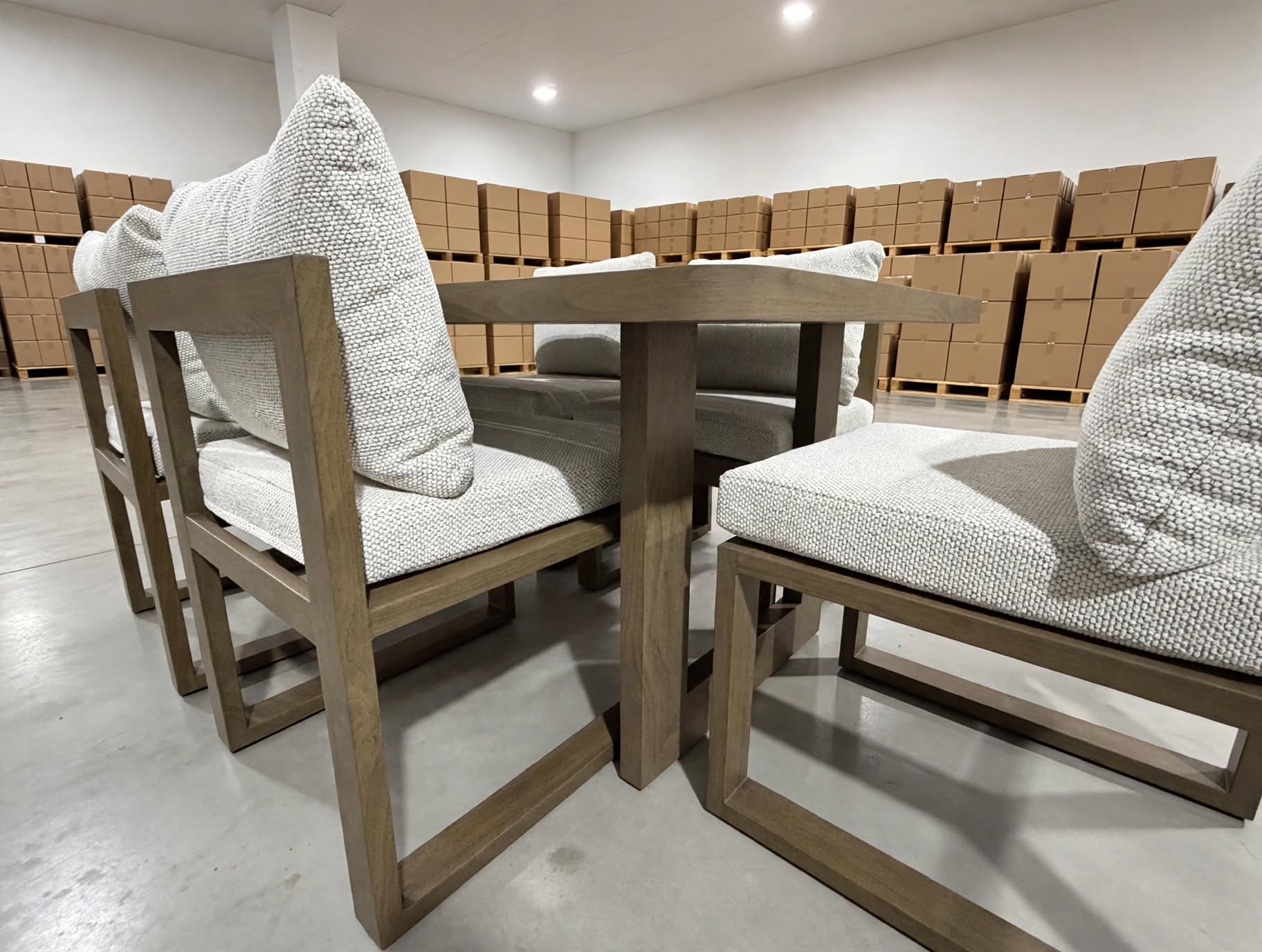 Trinidad 7 PCE Outdoor Setting 2 Metre Table with 6 Chairs
