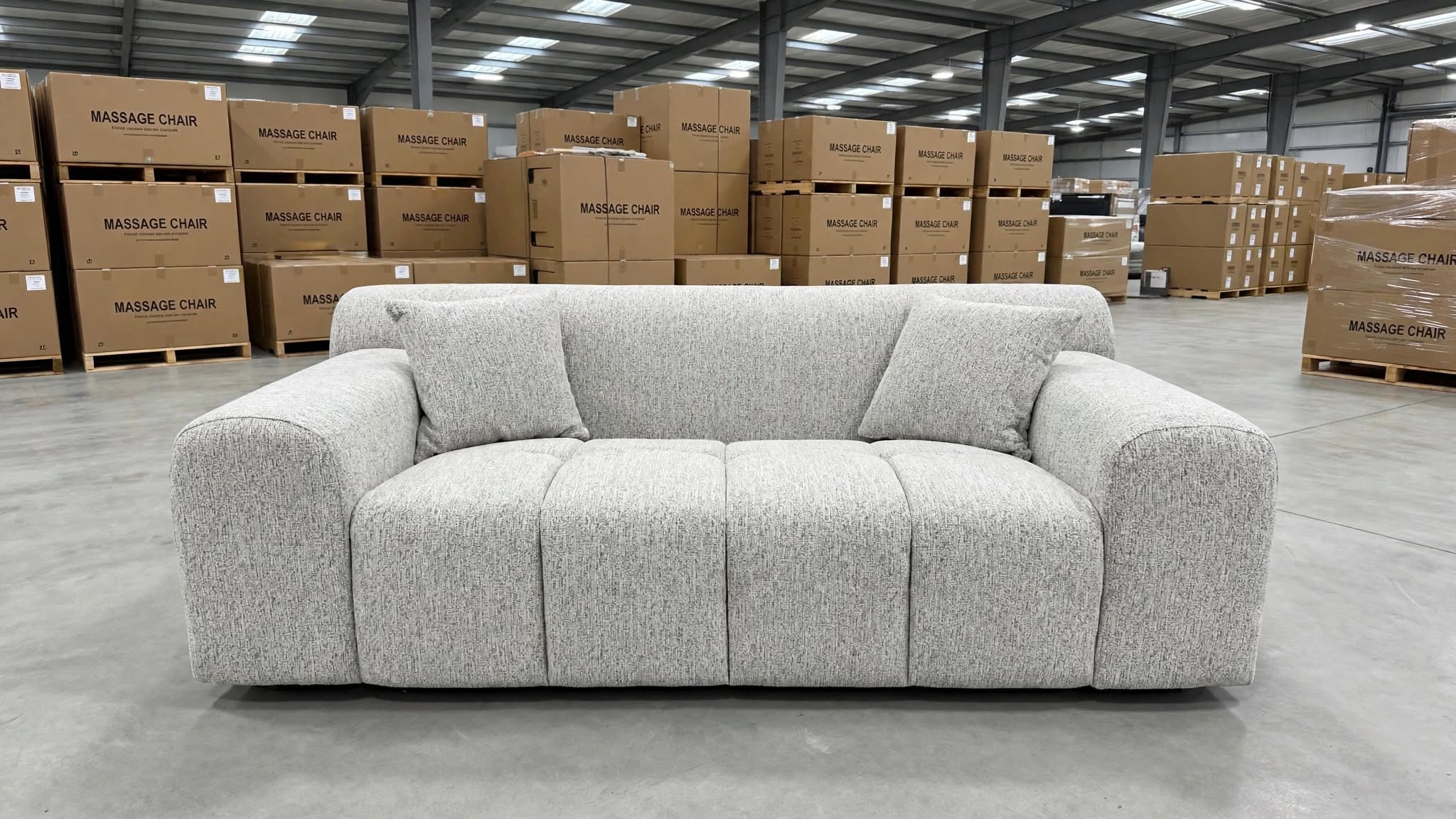 Bobbi 2 Seater Sofa In Grey