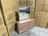 Manly Frank dressing table with mirror in rustic walnut