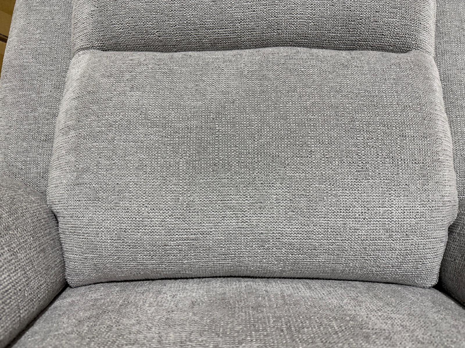 Pilot 2 seater with ELECTRIC recliners Light Grey