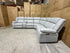 Kenso 6pce modular Lounge with 2 Dual Motion Recliners Soft Rhino Light Grey