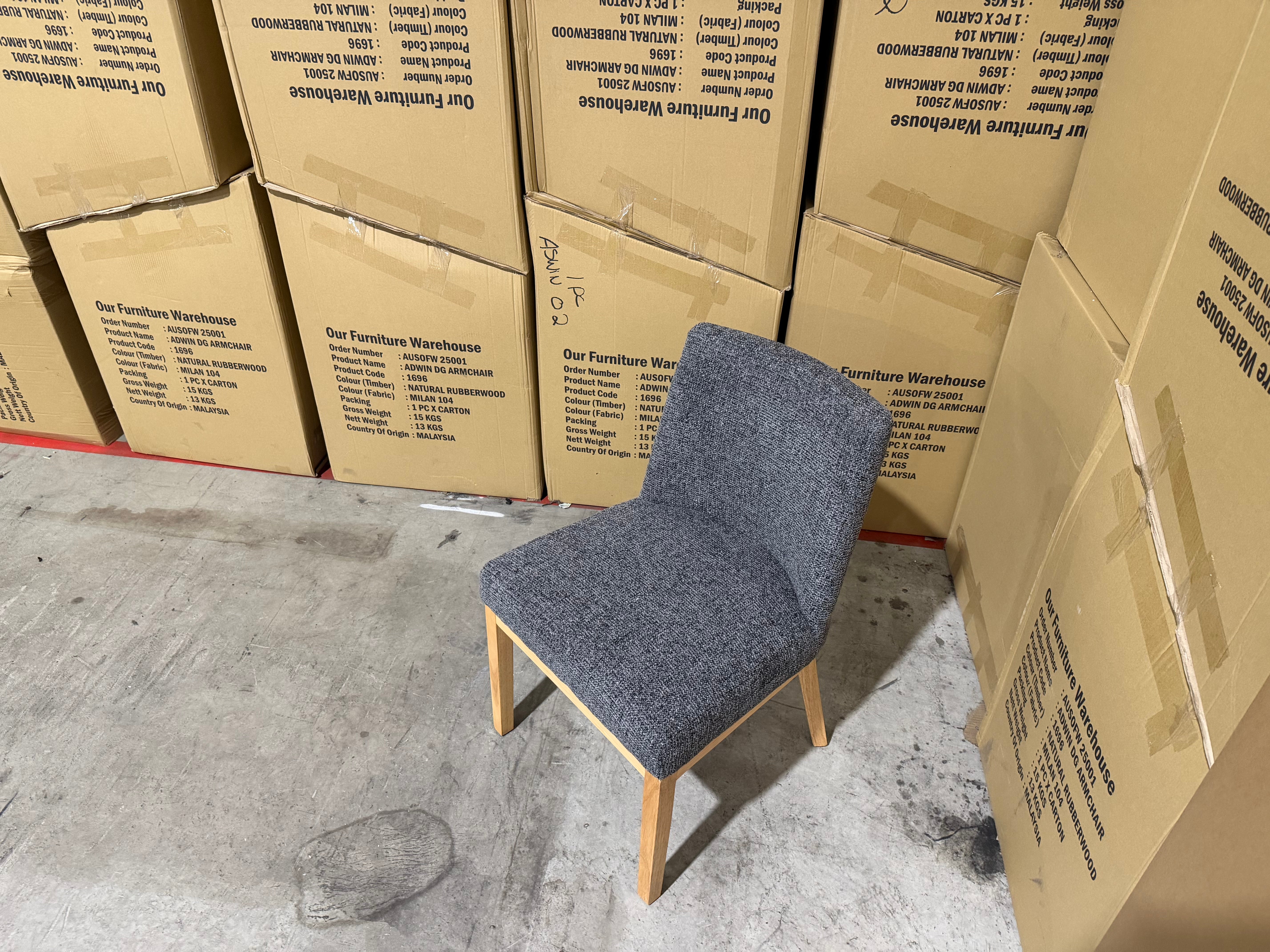 Mitcham 7 Piece Dining Setting With Ginko Chairs