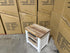 Springbrook Bed side chest with 2 draws driftwood/ white finish acacia timber