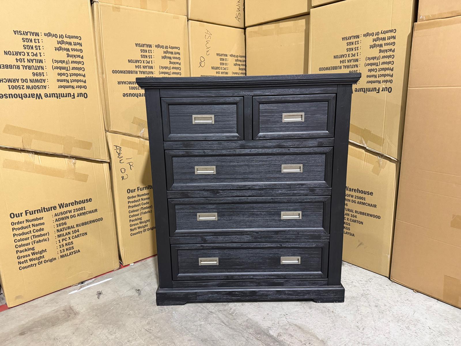Calloway Tallboy in Black finish