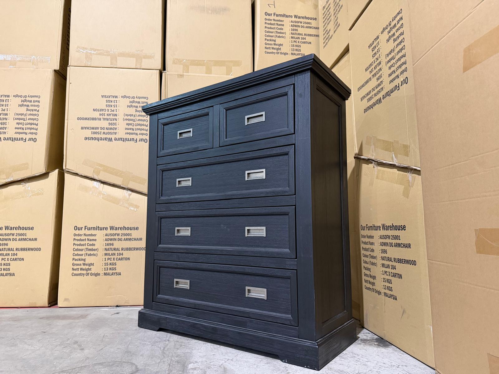 Calloway Tallboy in Black finish